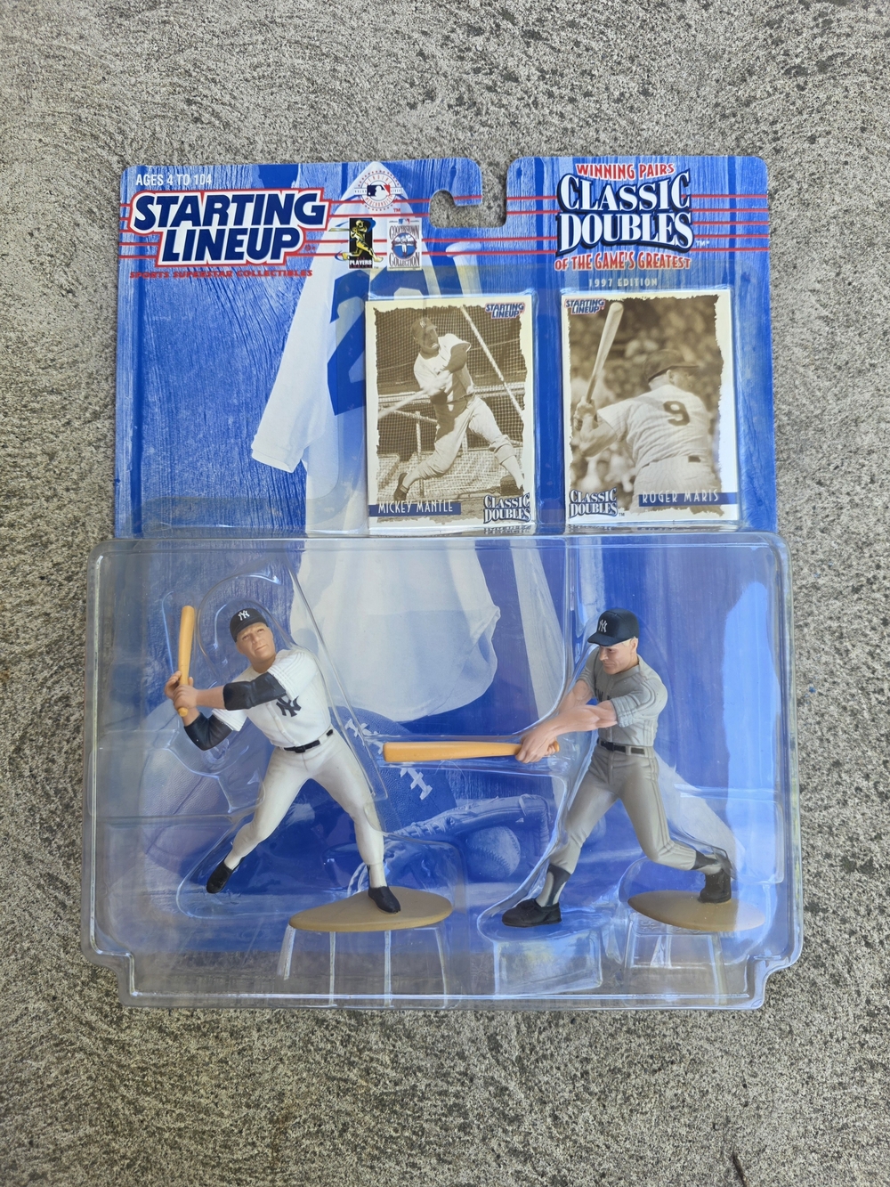 MICKEY MANTLE AND RStarting Lineup Classic Doubles Baseball Figure Set - Yankees